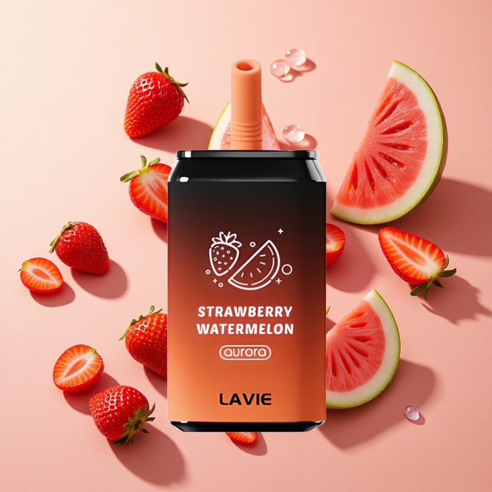 LAVIE Aurora 11000 Puffs תות אבטיח wholesale Israel סוללה 650mAh טעינה Type C