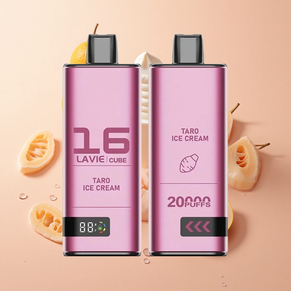 Lavie Cube 20000 Puffs טארו גלידה נטען Type C wholesale Israel 28ML