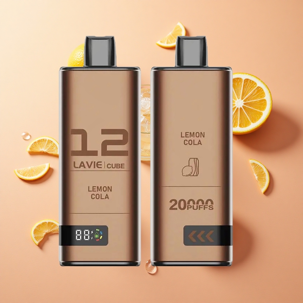 Lavie Cube 20000 Puffs Vape חד פעמי לימון קולה 20000 Puffs סיטונאי ישראל Type C