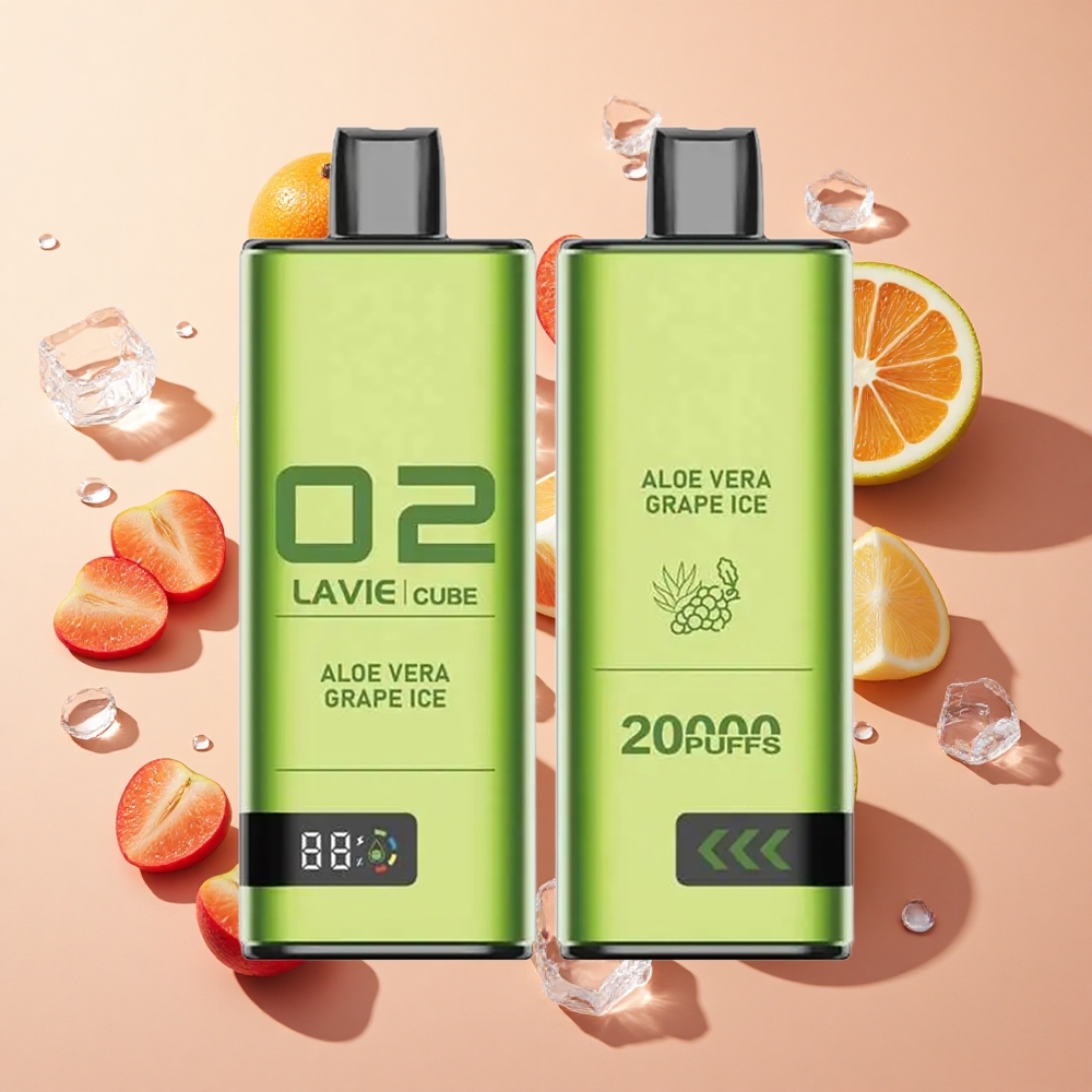 Lavie Cube 20000 Puffs אלנטריס קרח ענבים wholesale Israel 28ML 600mAh