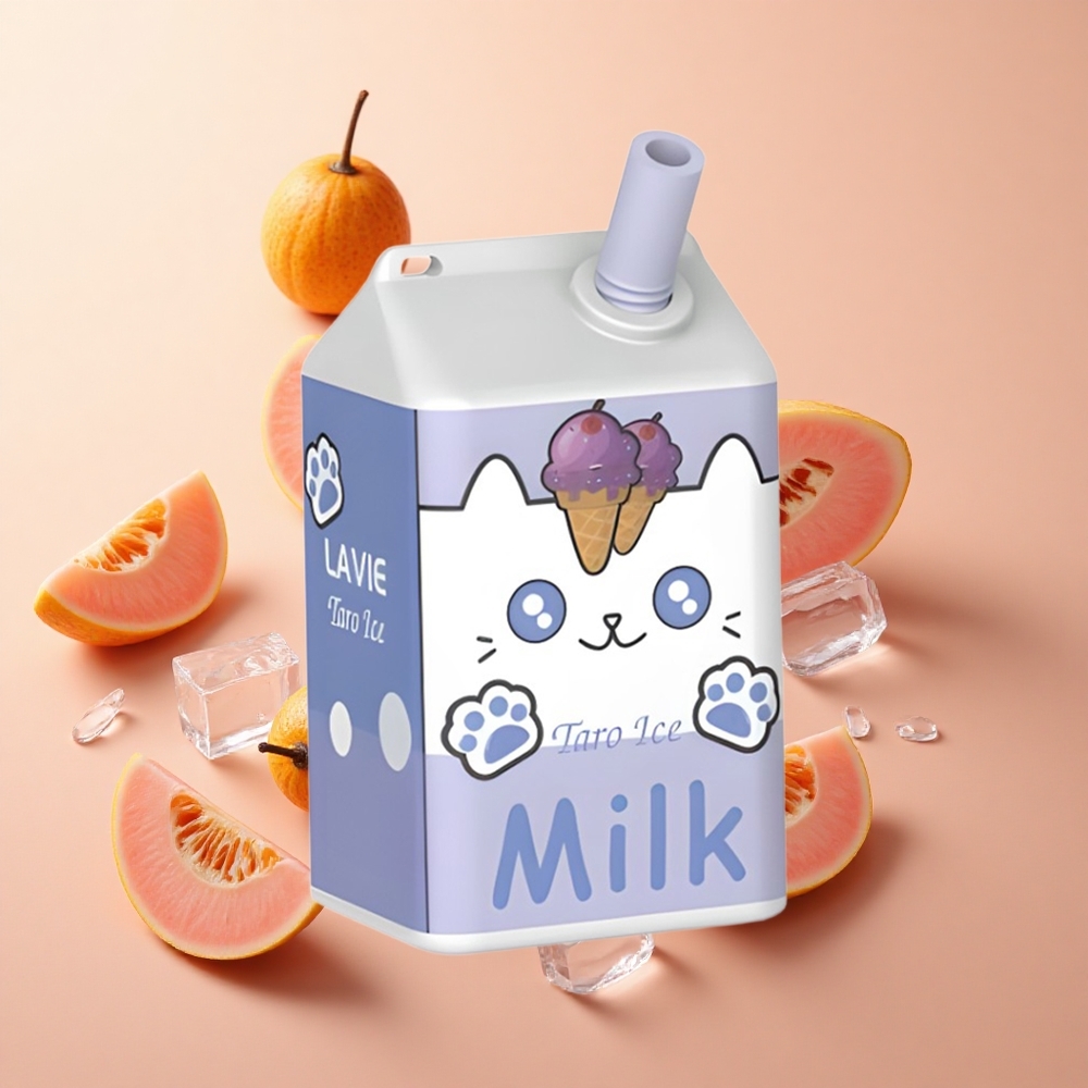 LAVIE Milk 7000 Puffs Taro Ice (טארו אייס) 16ML 600mAh wholesale Israel