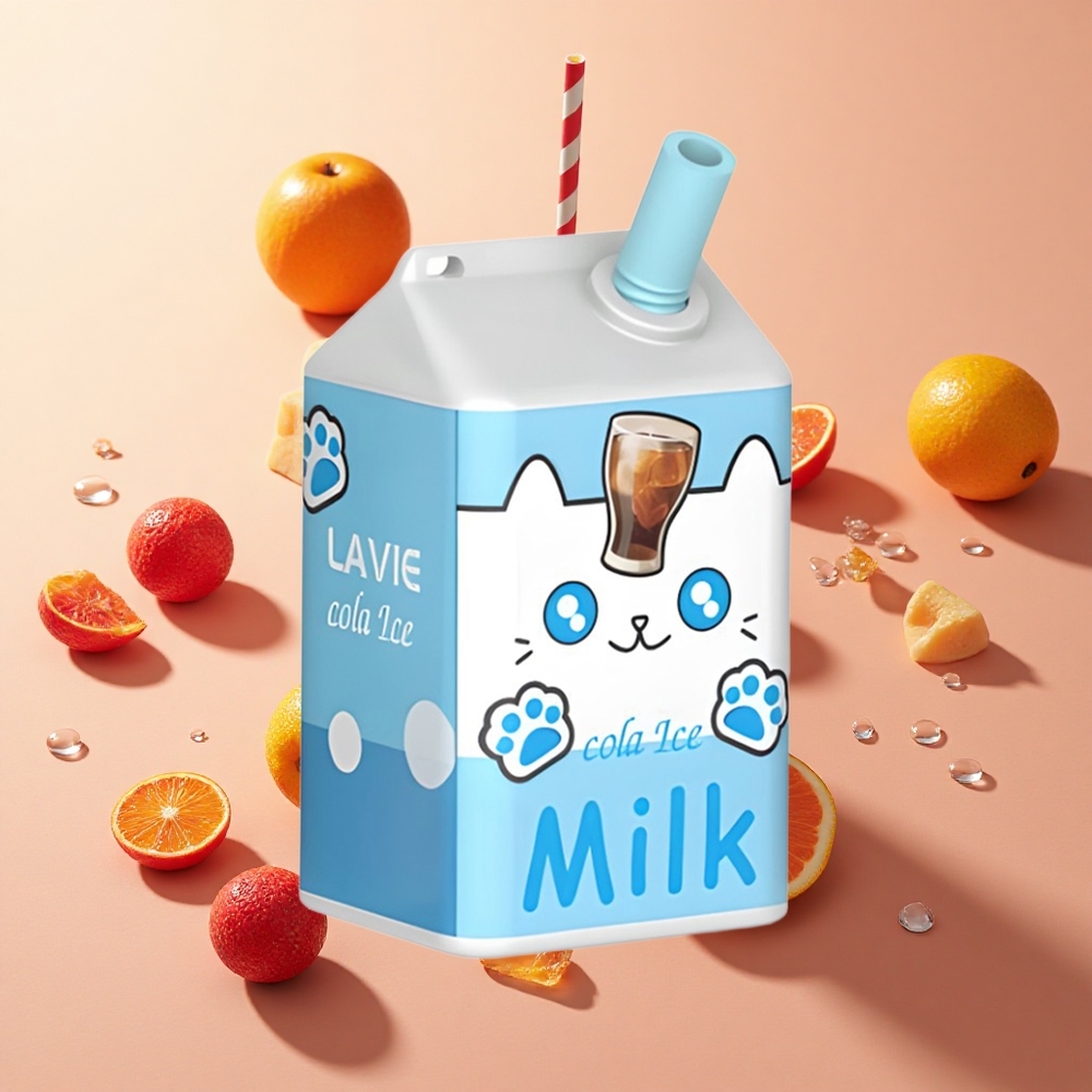 LAVIE Milk 7000 Puffs קולה קרח wholesale Israel 16ML 600mAh