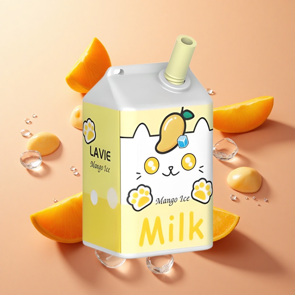 LAVIE Milk 7000 Puffs מנגו קרח wholesale Israel 16ML 600mAh