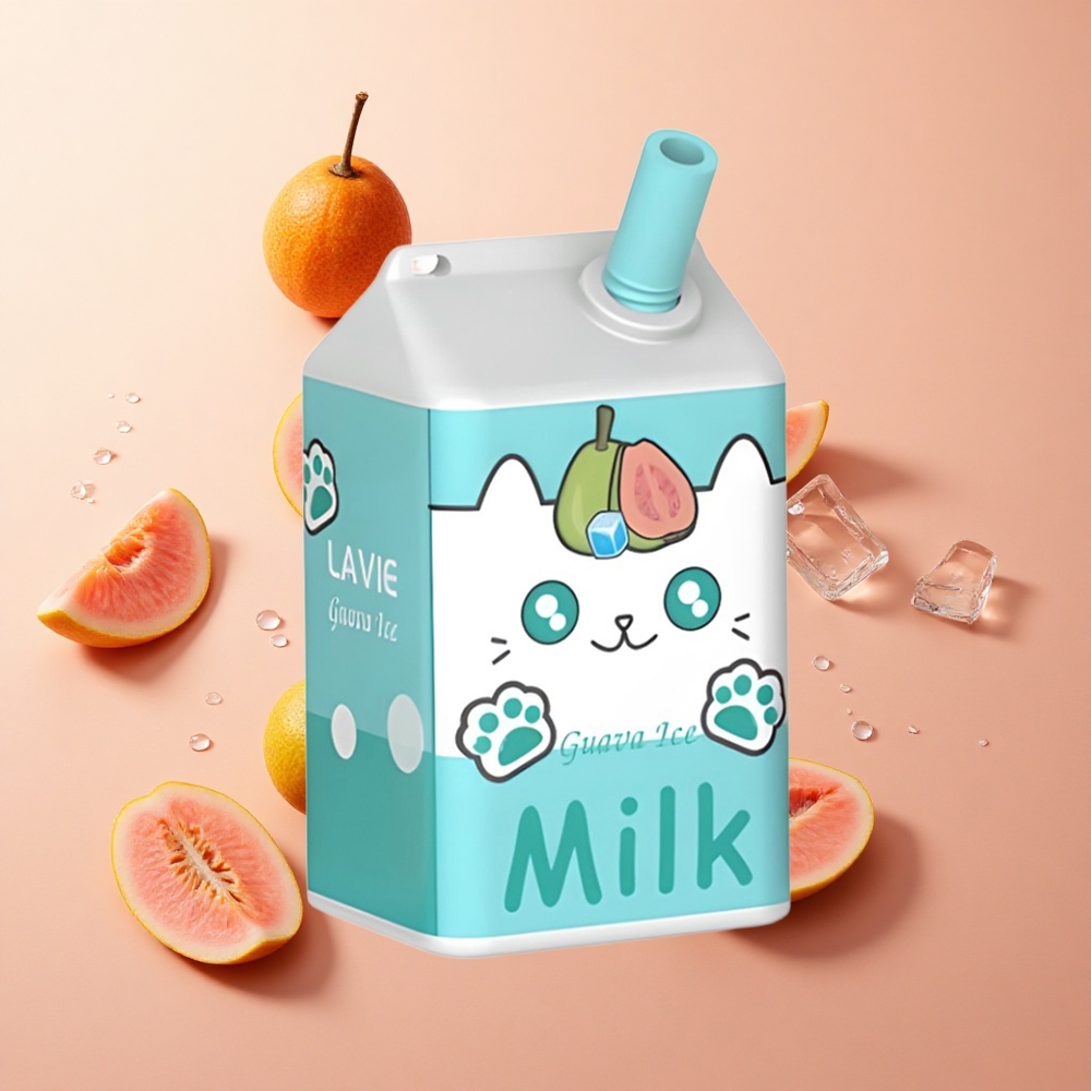 LAVIE Milk 7000 Puffs גוואבה קרח wholesale Israel סוללה 600mAh טעינה Type C