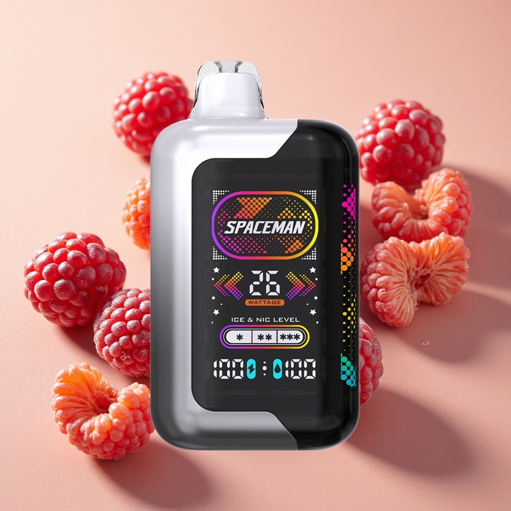 SMOK SPACEMAN SP40000 40000 Puffs פטל שחור wholesale Israel 2.28" Ultra-Large LED