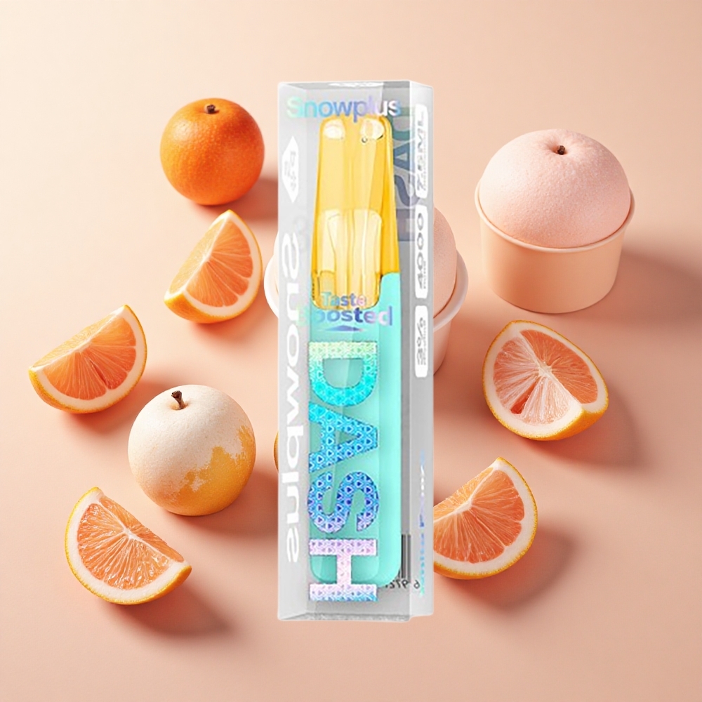 Snowplus Dash 4000 Puffs לבן קפוא סוללה 530 mAh נפח נוזל 7.5 מ\"ל wholesale Israel