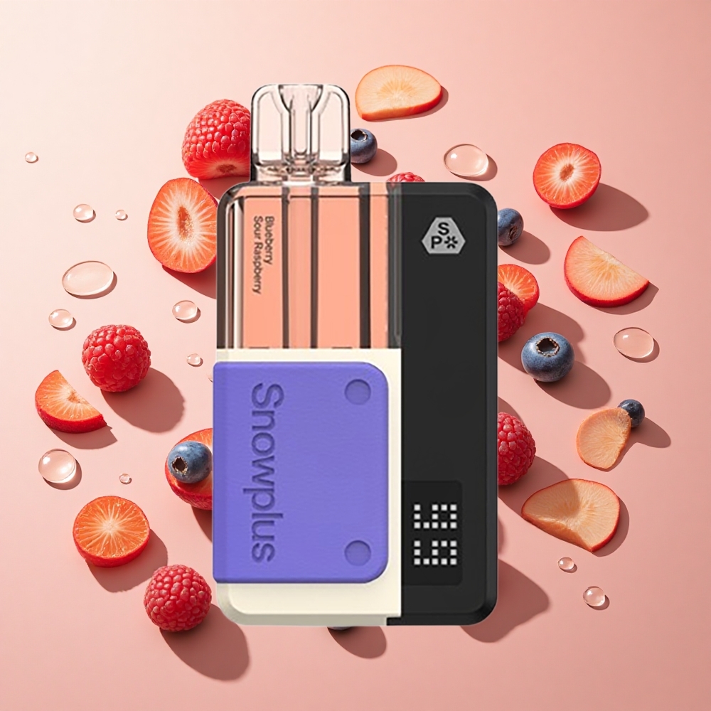 Snowplus Swift 5000 Puffs אוכמניות חמוצות פטל אדום סיטונאי ישראל סוללה 1000 mAh