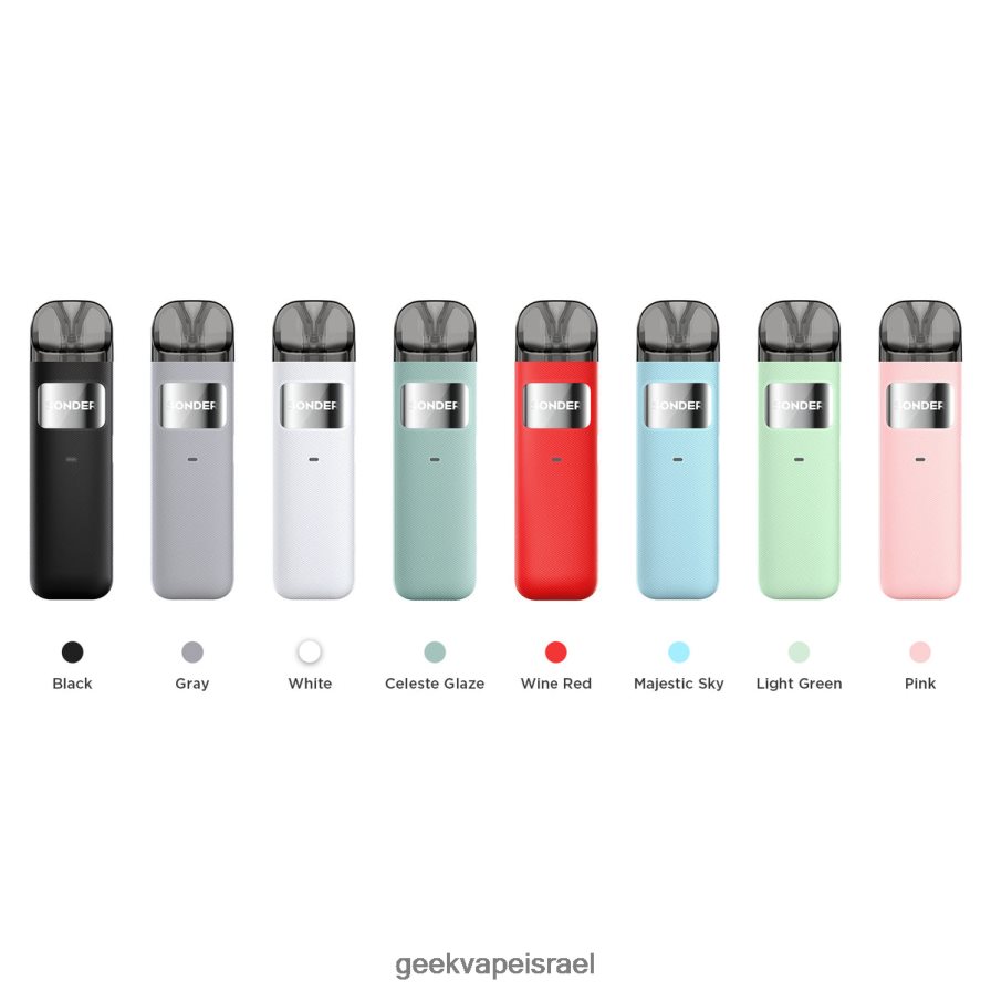 Geek Vape Kit On Sale | ערכת מערכת sonder u pod 1000 mah GeekVape ירוק בהיר 04D404137