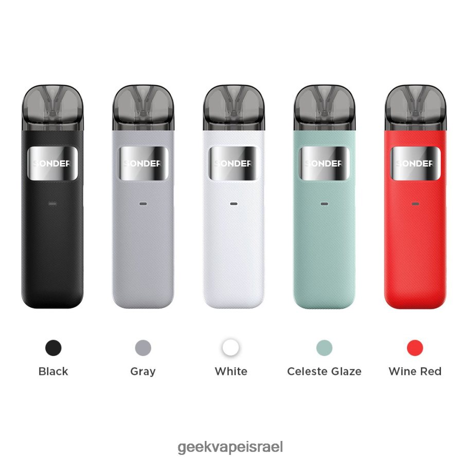 Geek Vape Kit On Sale | ערכת מערכת sonder u pod 1000 mah GeekVape ירוק בהיר 04D404137