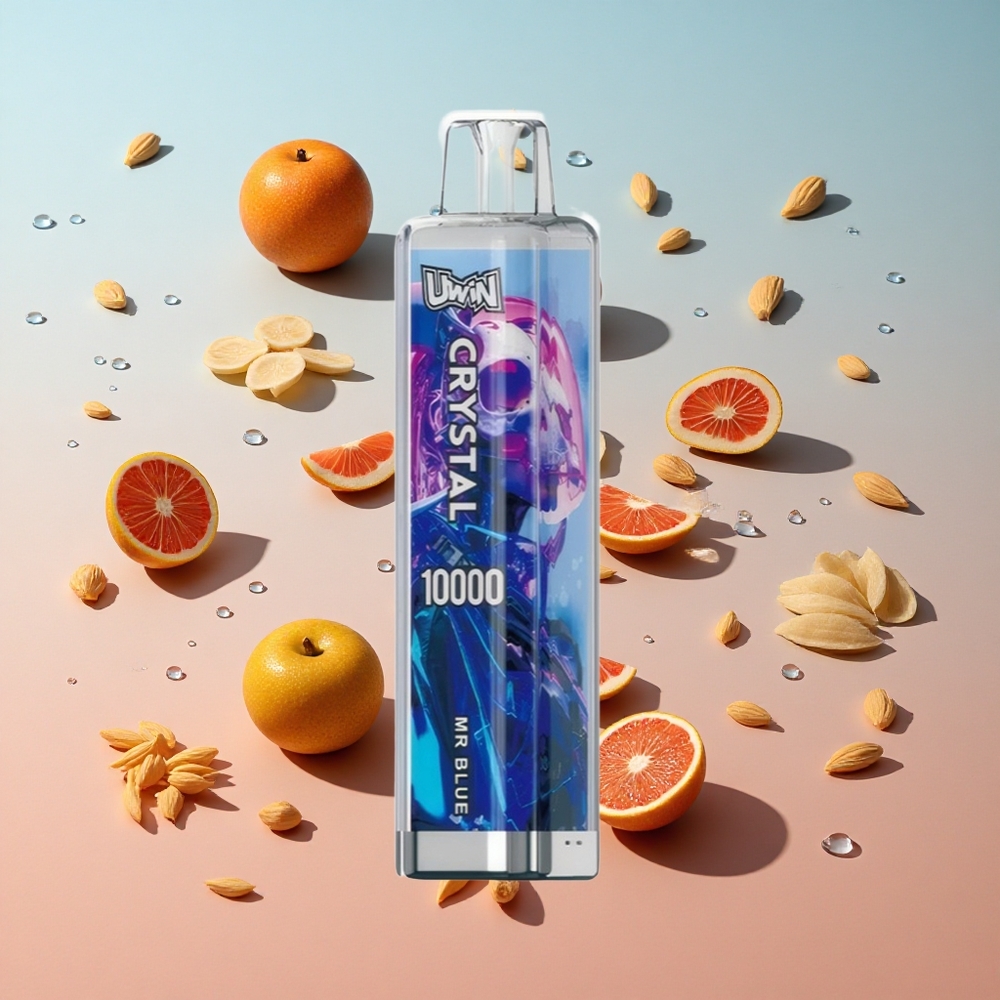 UWIN Crystal 10000 Puffs Mr Blue (כחול) 18ml wholesale Israel RGB lights