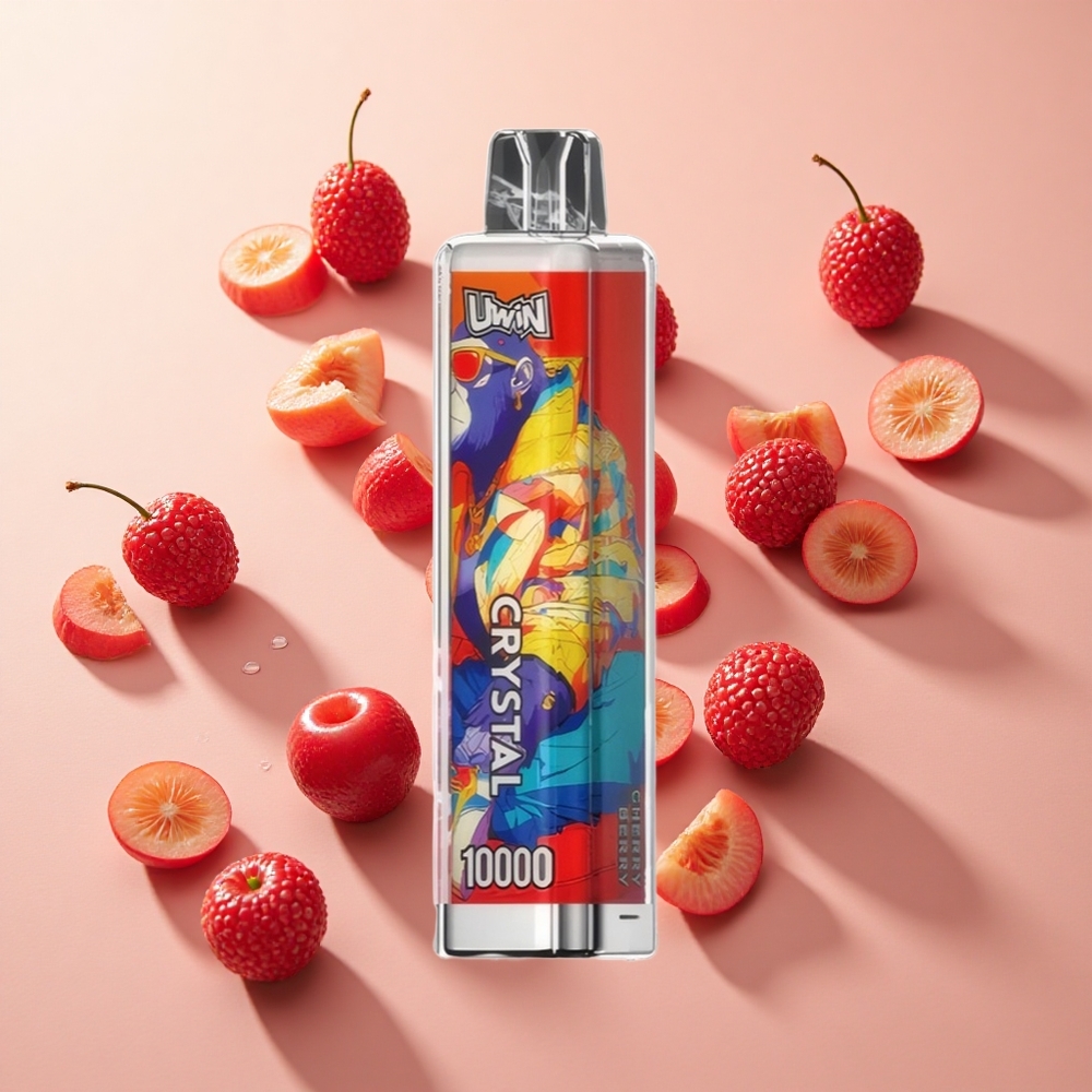 UWIN Crystal 10000 Puffs דובדבן-ענבים wholesale Israel 18ml RGB