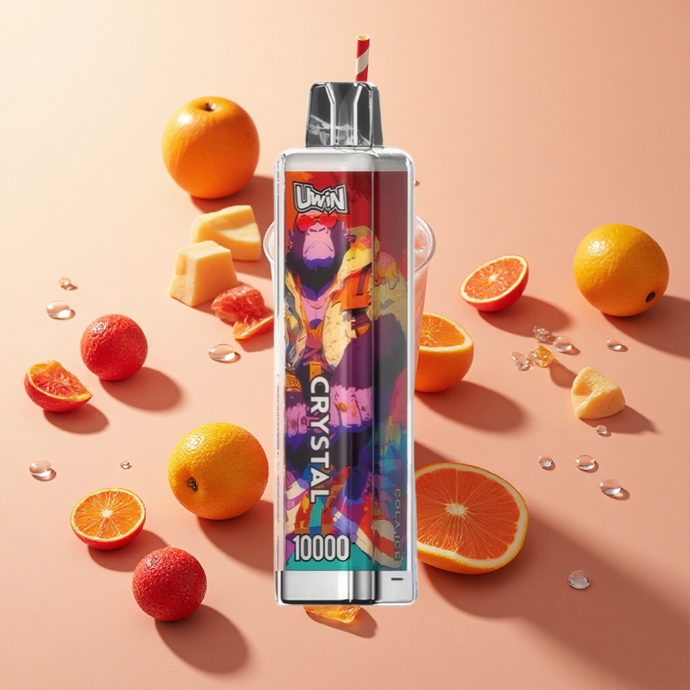 UWIN Crystal 10000 Puffs קולה קרח wholesale Israel 18ml RGB