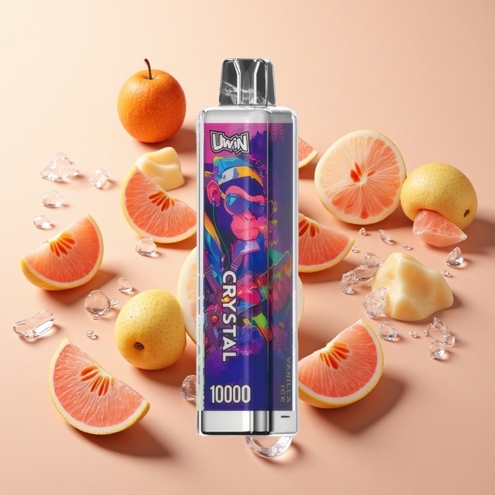 UWIN Crystal 10000 Puffs וניל גלידה wholesale Israel 18ml RGB