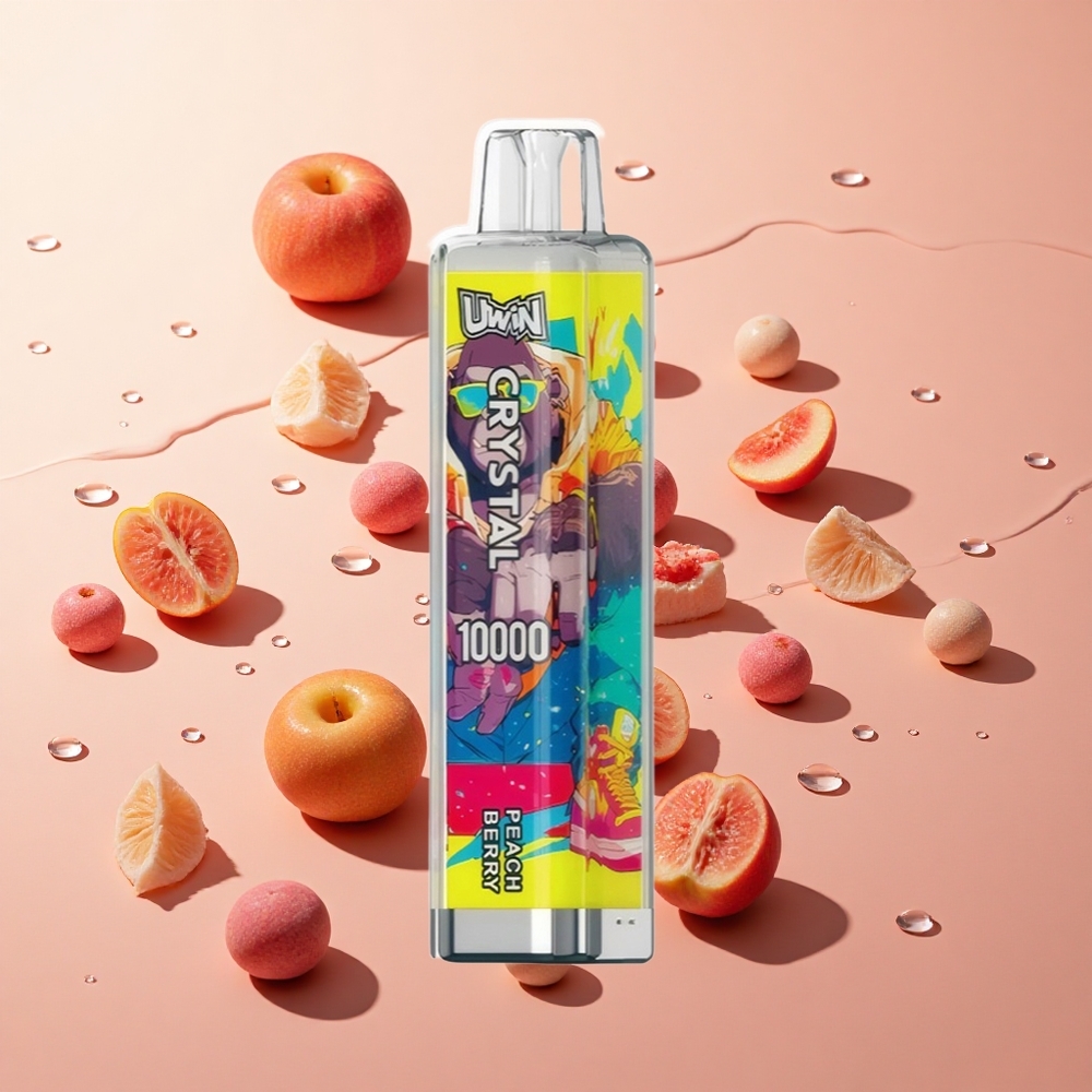 UWIN Crystal 10000 Puffs אפרסק יער wholesale Israel סוללה 650mAh