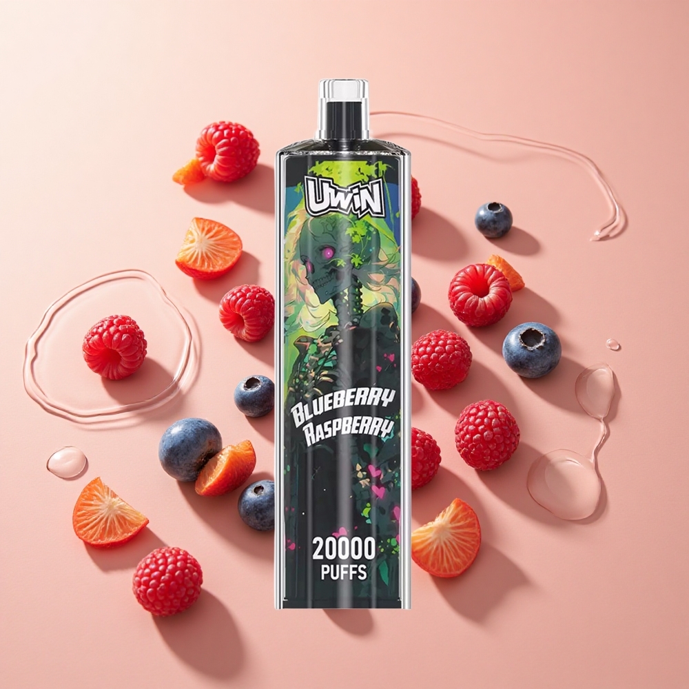 Uwin Shisha Crystal 20000 Puffs פירות יער כחול פטל wholesale Israel סוללה נטענת 650 mAh