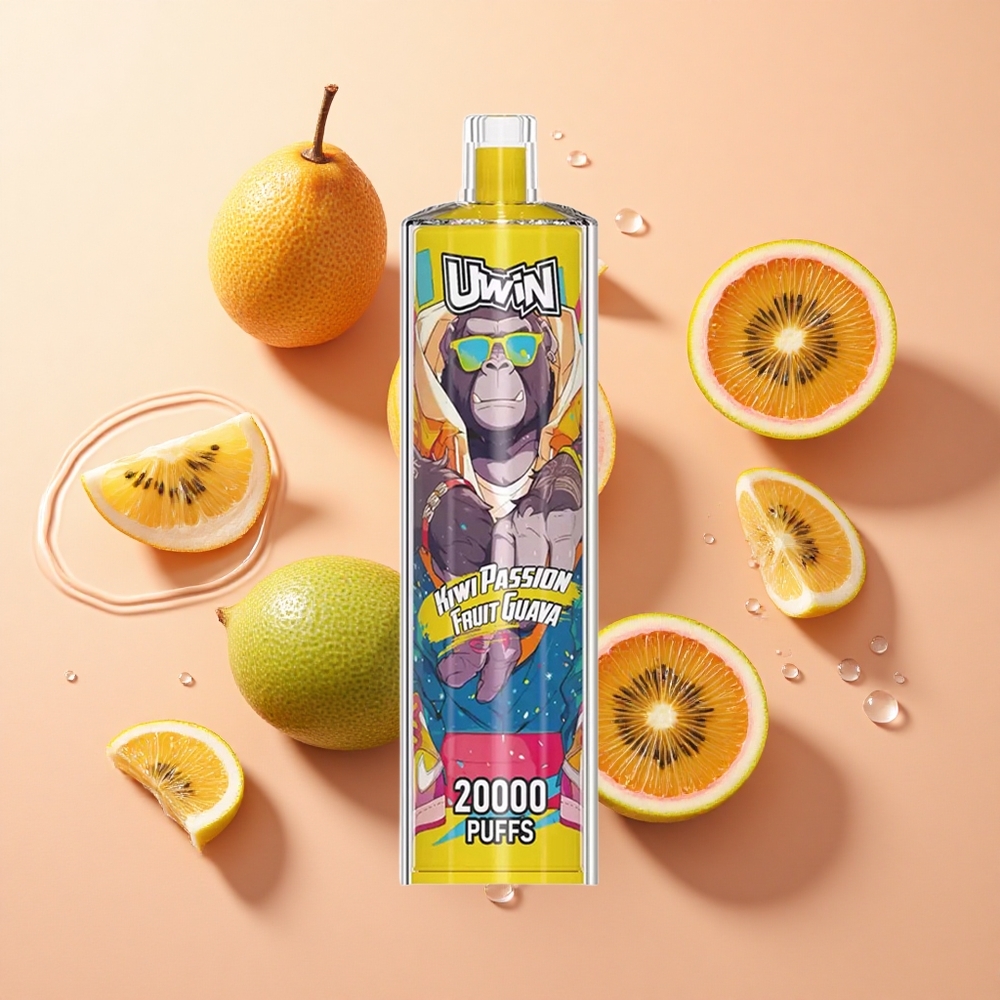 Uwin Shisha Crystal 20000 Puffs קיווי פסיון גויאבה wholesale Israel סוללה 650 mAh