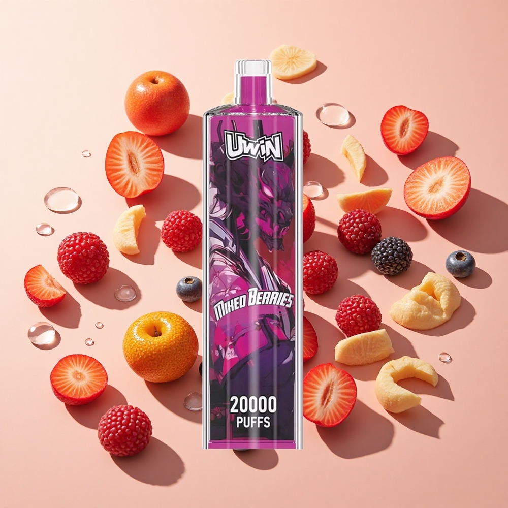 Uwin Shisha Crystal 20000 Puffs פירות יער מעורבים wholesale Israel סוללה 650 mAh