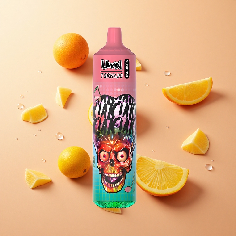 Uwin Tornado 35K אפרסק מנגו אננס 35000 Puffs סוללה נטענת 600mAh wholesale Israel