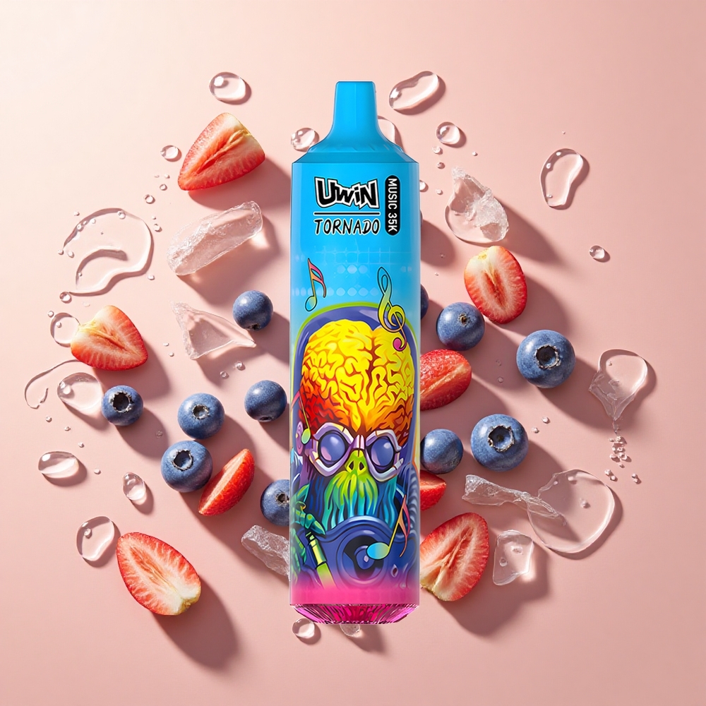 Uwin Tornado 35K 35000 Puffs אוכמניות בקרח wholesale Israel 600mAh