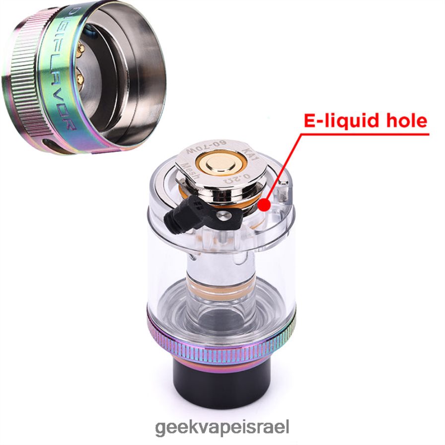 GEEKVAPE Israel | digiflavor xp pod tank 4.5 מ\"ל GeekVape מתכת אקדח 04D404241