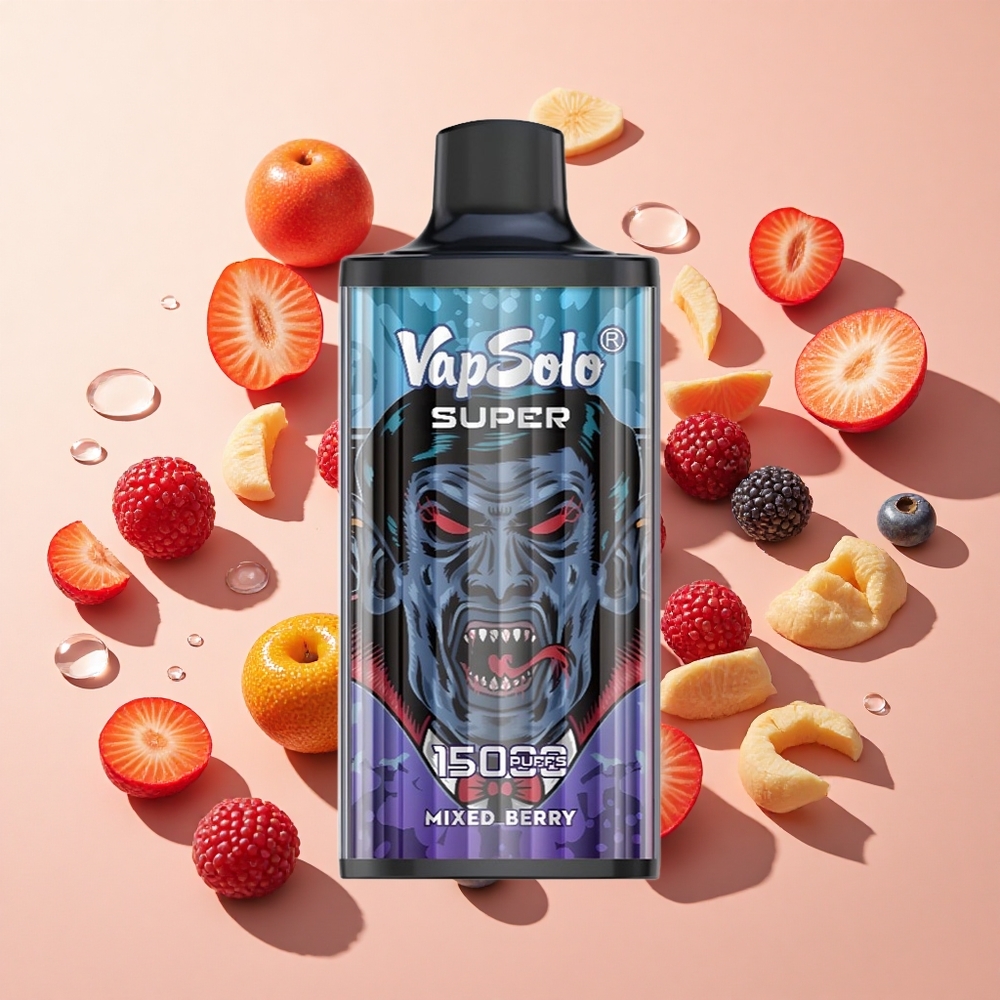 Vapsolo Super 15000 Puffs פירות יער מעורבים wholesale Israel 40ml