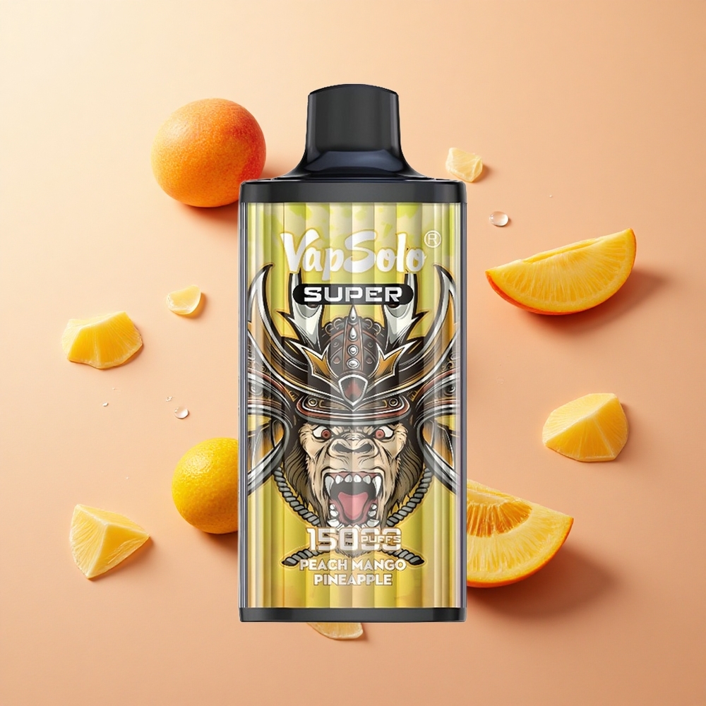 Vapsolo Super 15000 Puffs אפרסק מנגו אננס wholesale Israel 40ml