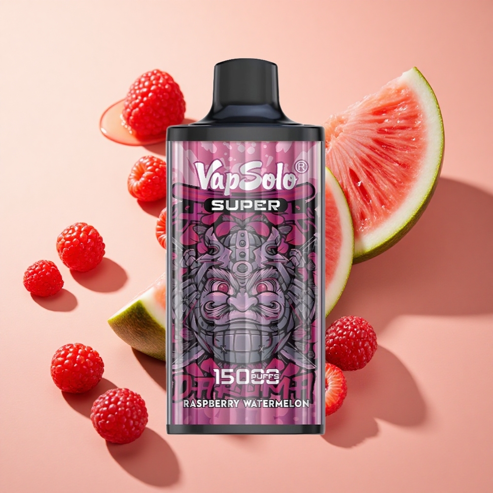 Vapsolo Super 15000 Puffs פטל אבטיח wholesale Israel 40ml 850mah
