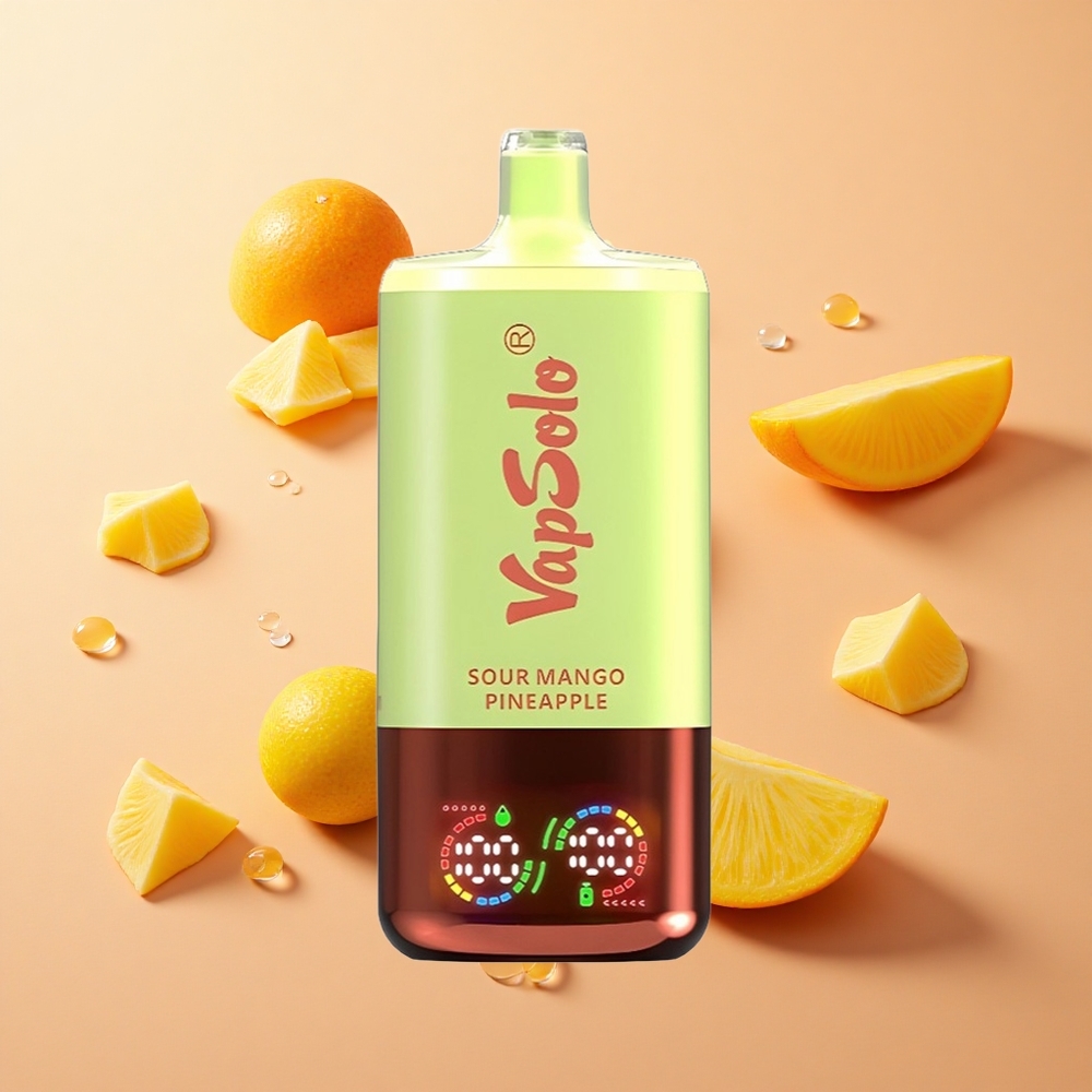 VapSolo Triple 30000 Puffs מנגו חמוץ אננס 40ml wholesale Israel Type-C
