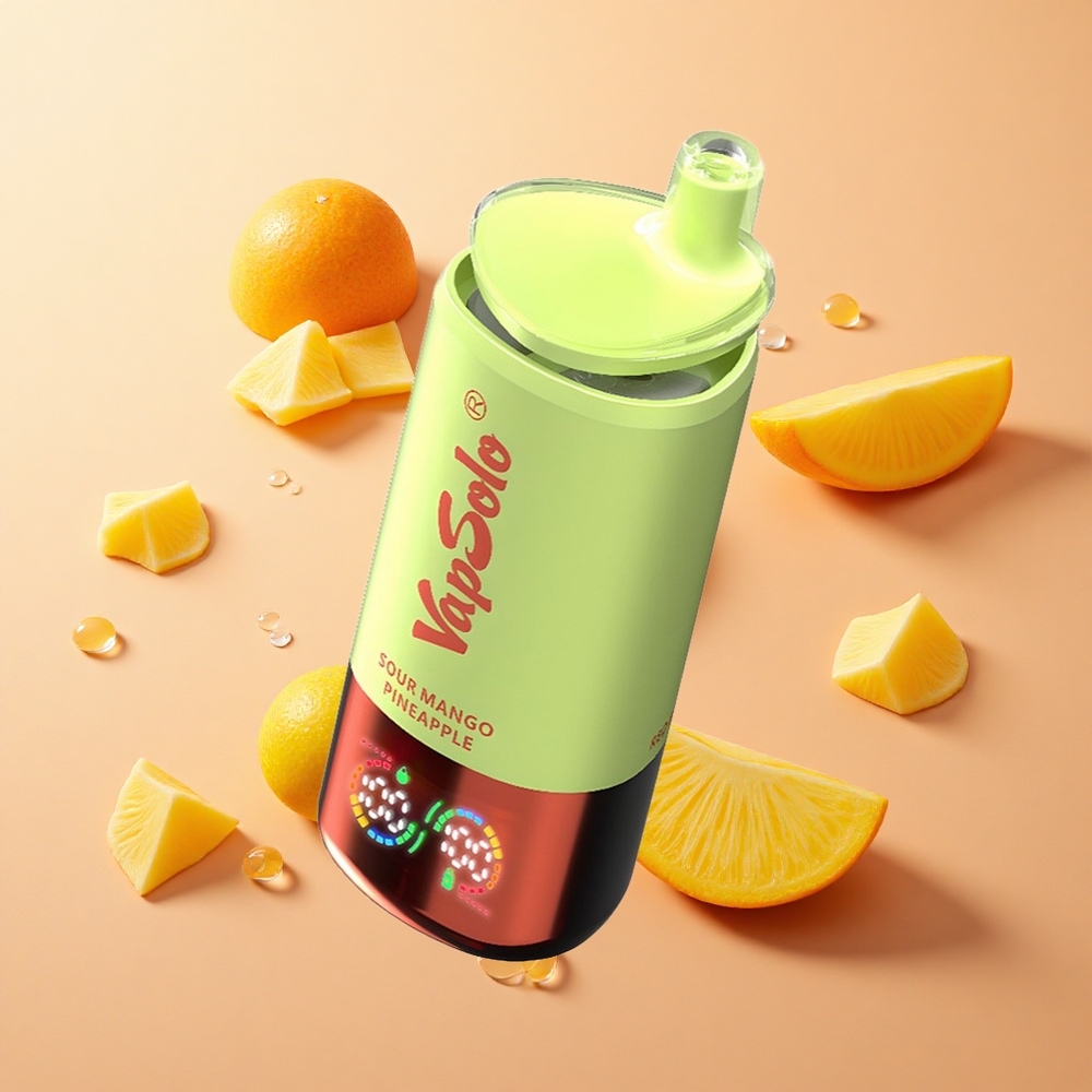 VapSolo Triple 30000 Puffs מנגו חמוץ אננס 40ml wholesale Israel Type-C