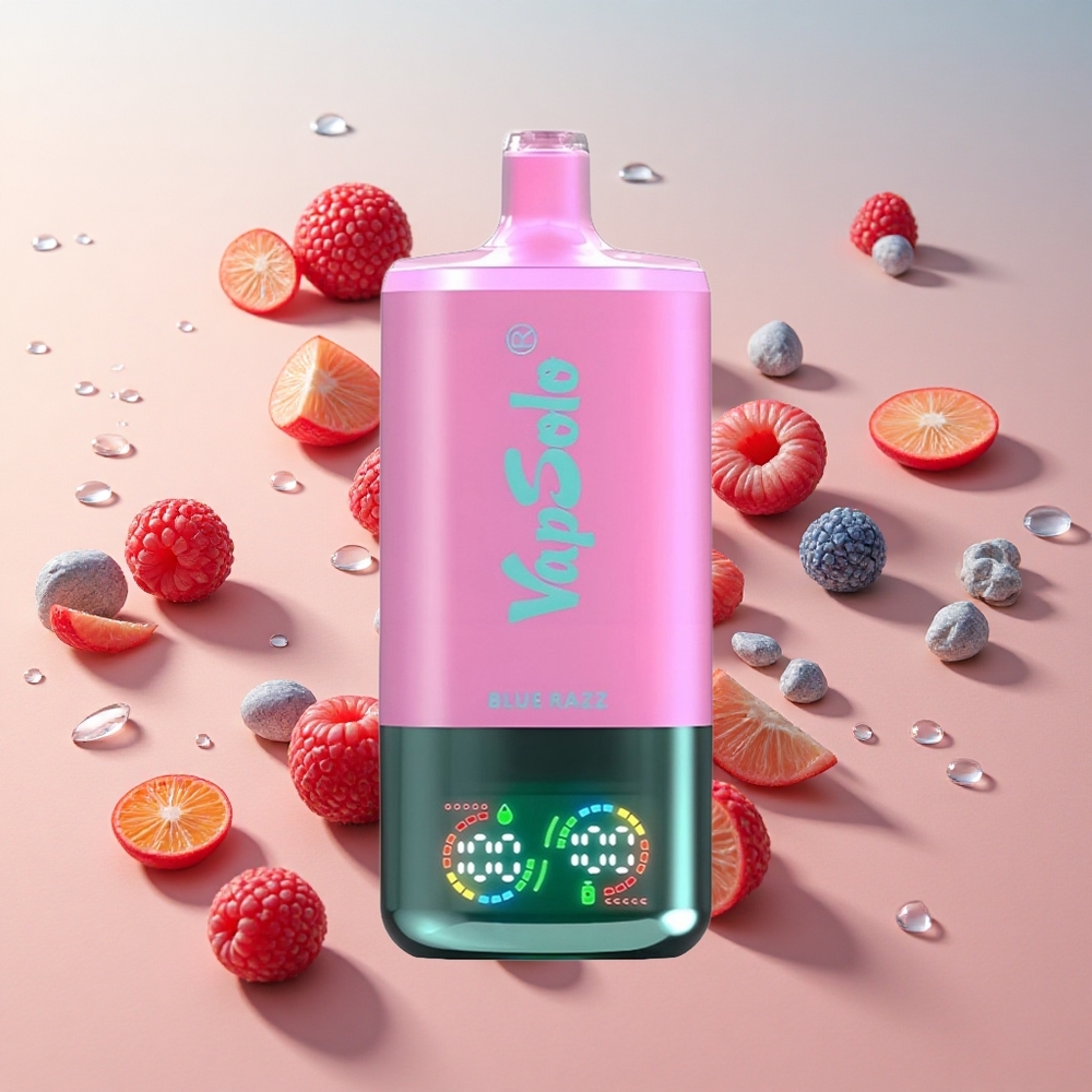 VapSolo Triple 30000 Puffs Blue Razz (בל ראז) 40ml (40 מ"ל) wholesale Israel