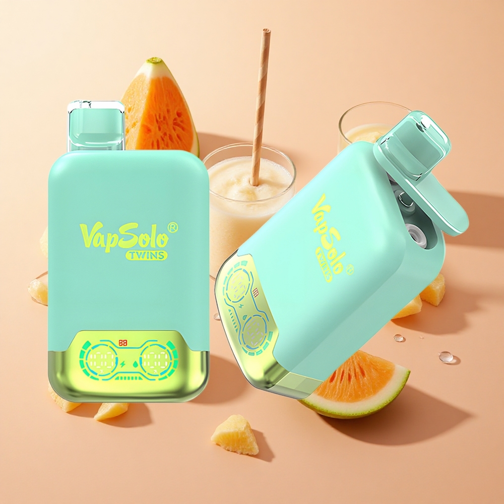 Vapsolo Twins 20000 Puffs מלון משולש ואננס קוקוס 40ml wholesale Israel Type-C