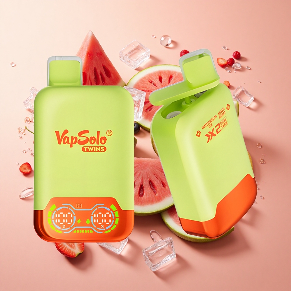 Vapsolo Twins 20000 Puffs אבטיח קרח & פירות מעורבים wholesale Israel 40 מ"ל