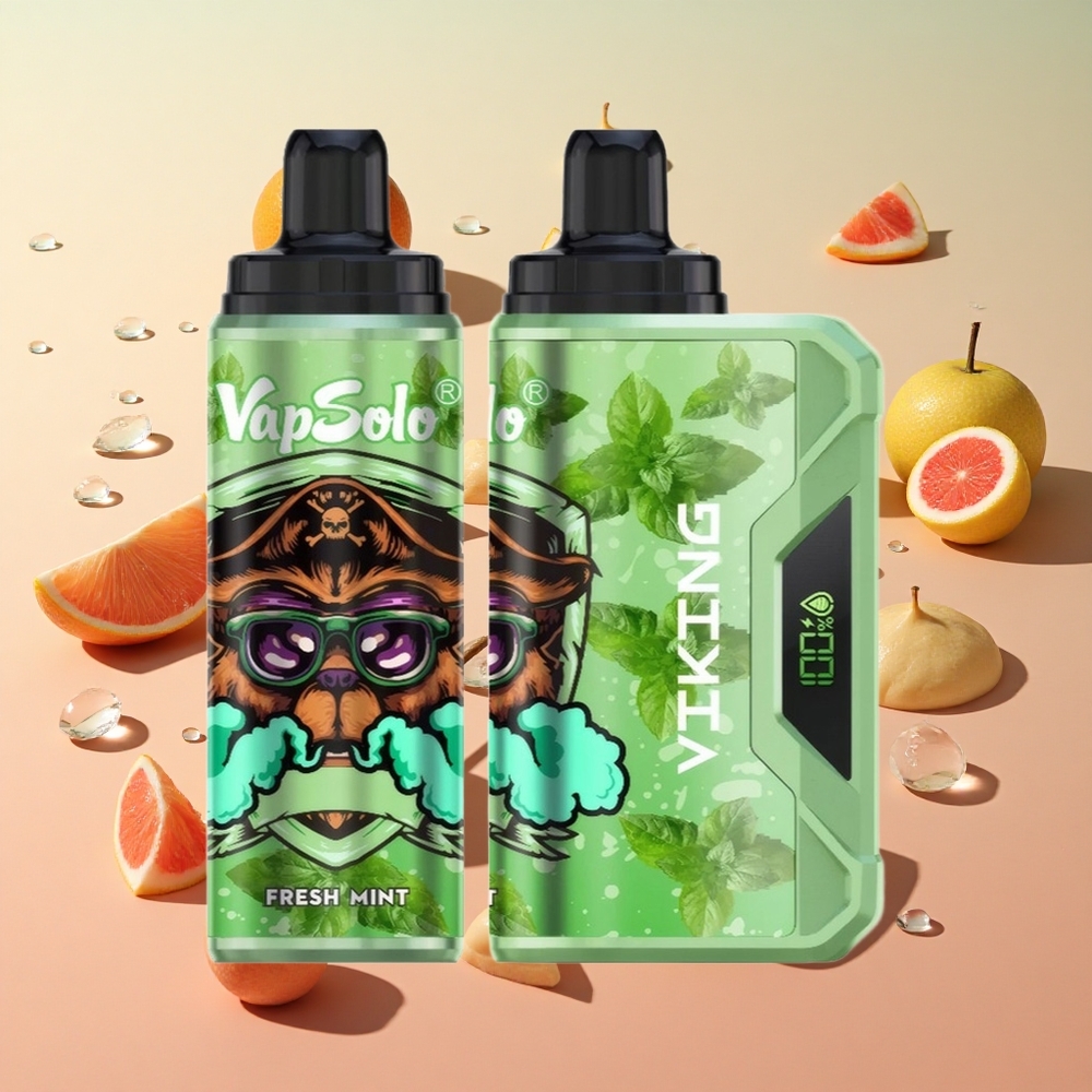 VapSolo VIKING 12000 Puffs אידוי מנטה רעננה סיטונאי ישראל Type-C