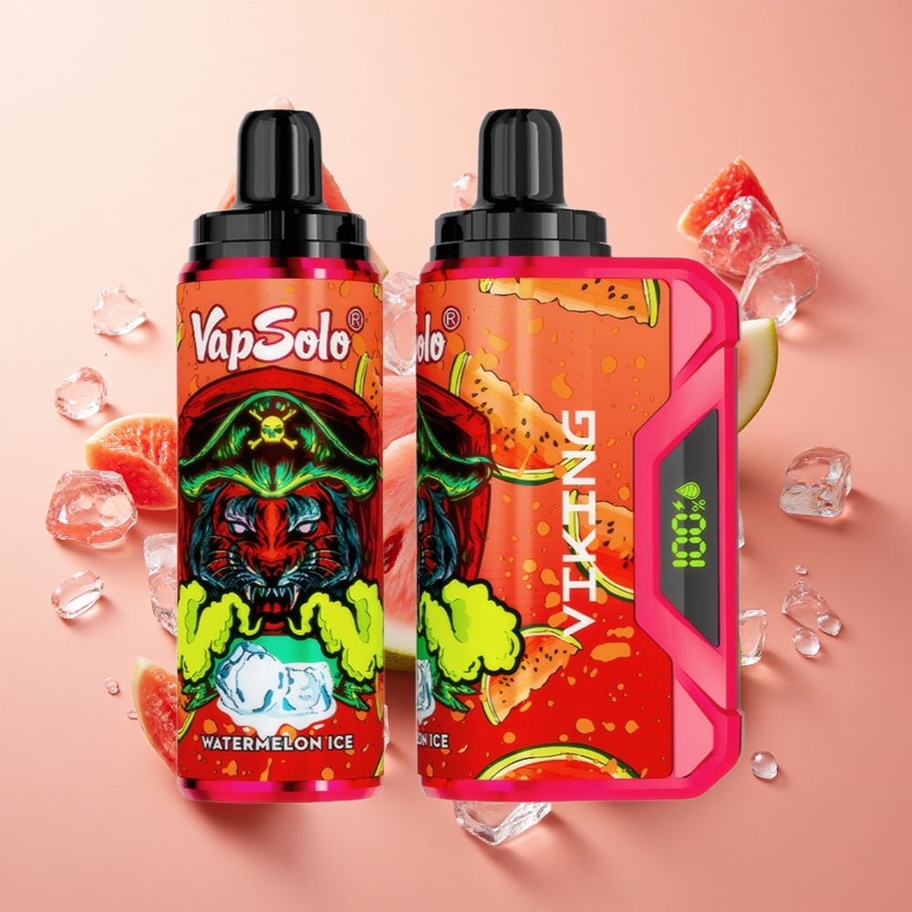 VapSolo VIKING 12000 Puffs אבטיח קרח wholesale Israel Type-C 22ml