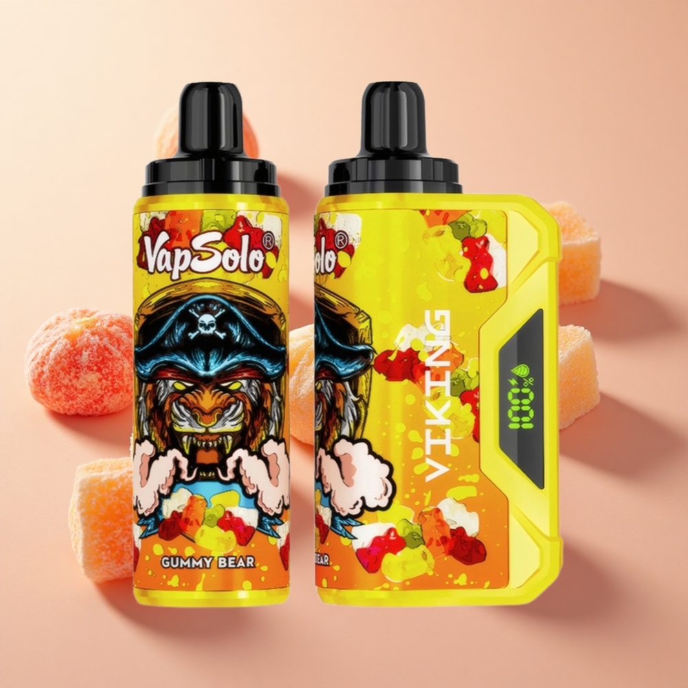 VapSolo VIKING 12000 Puffs גומי דובון wholesale Israel Type-C