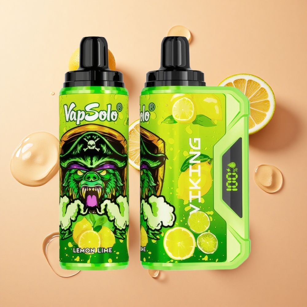 VapSolo VIKING 12000 Puffs לימון ליים wholesale Israel Type-C