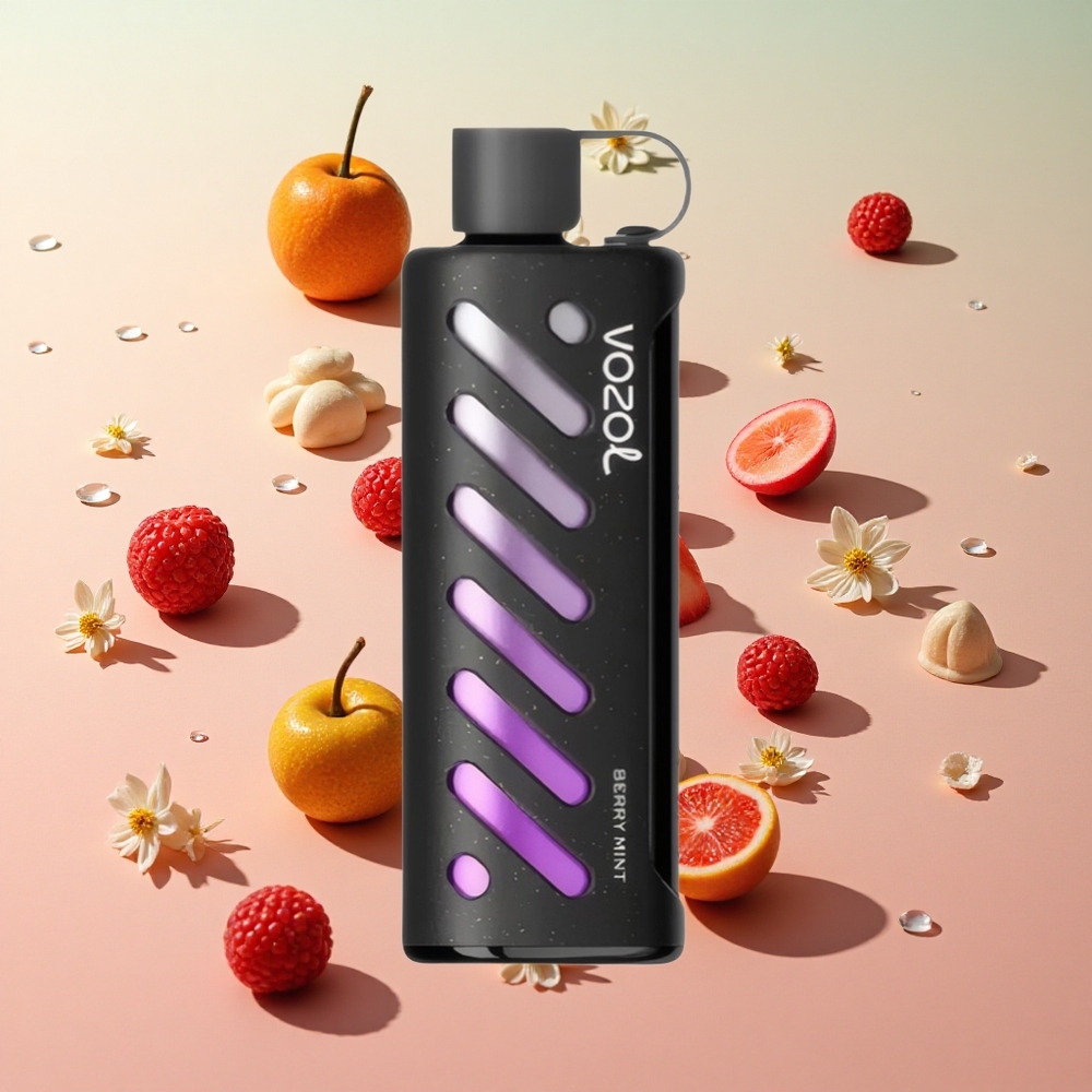 VOZOL Gear Shisha 25000 Puffs בטעם פירות יער מנטה wholesale Israel סוללה 1000mAh