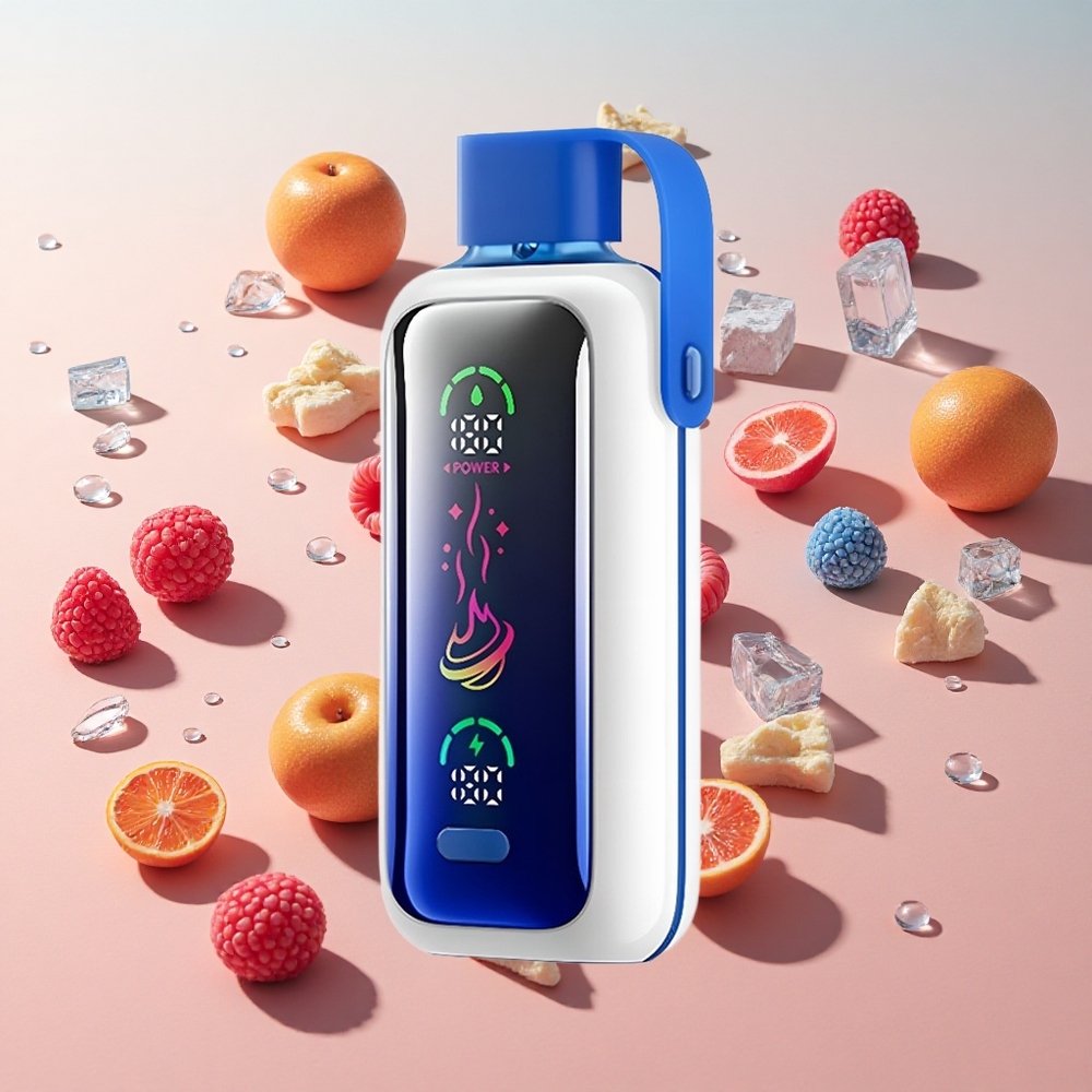 VOZOL Star 20000 Puffs Blue Razz Ice 2.2" HD mirror screen Dual mesh wholesale Israel