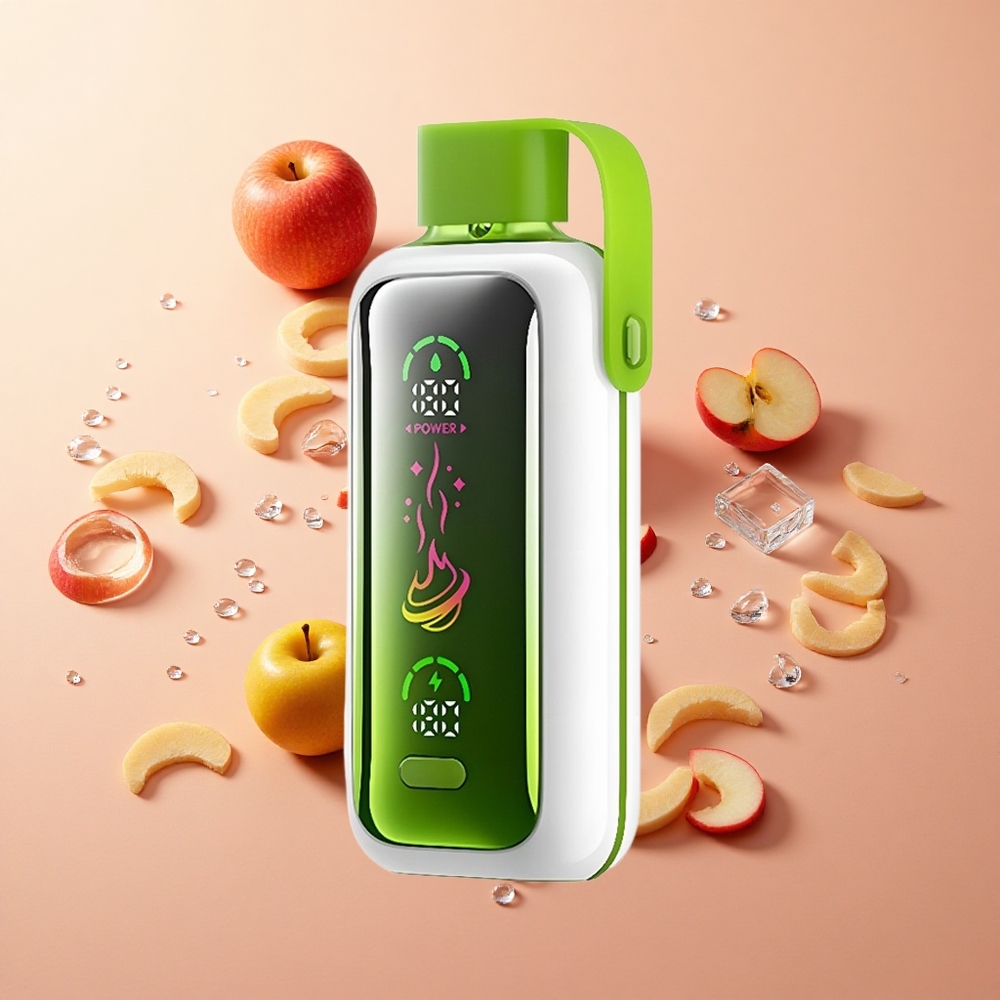 VOZOL Star 20000 Puffs תפוח כפול קרח wholesale Israel 2.2" HD מראה מסך דואל מש