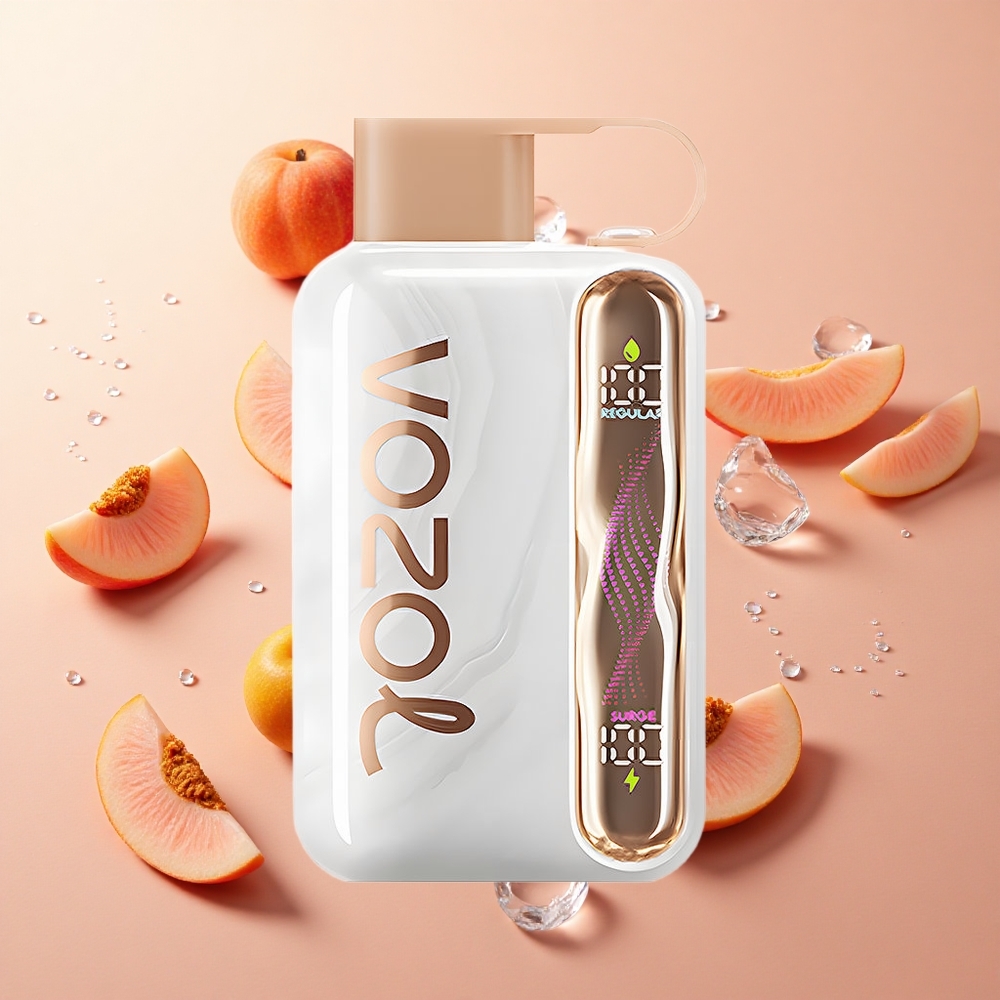 VOZOL STAR 40000 Puffs אפרסק קרח wholesale Israel סוללה 1000mAh טעינה Type-C