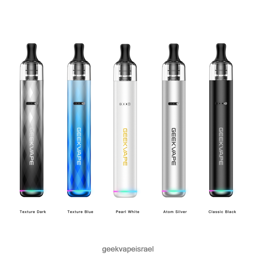 GEEKVAPE Shop | ערכת עט vape wenax s3 (סטילוס 3) 1100 mah GeekVape לבן פנינה 04D40463